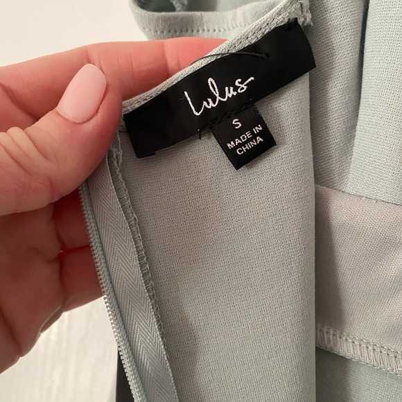 Don't Tell 'Em Light Blue Bodycon Midi Dress - Picture 3 of 5